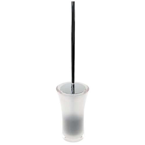 Toilet Brush Holder, Free Standing Made From Thermoplastic Resins in Transparent Finish Gedy AU33-00